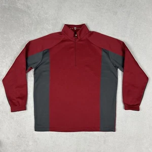 Vintage Nike Golf Jacket Men's Large 1/4 Zip Fleece Pullover Windbreaker Dri Fit - Picture 1 of 13