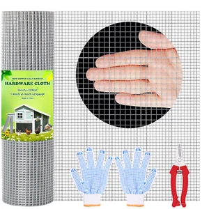 Welded Mesh Fencing 36in x 100ft Hardware Cloth Galvanized Chicken Wire 1/4inch - Picture 1 of 11