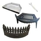Complete Castle Set incl. HD Grate, Castle Fret, Ashpan and Tool for 16" Opening