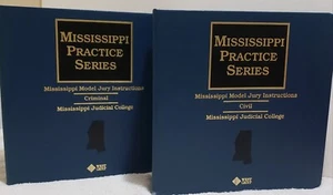Mississippi Übungsserie Modell Jury Anweisungen Zivil- & Strafrecht MS Law Set - Bild 1 von 24