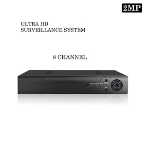 SMART CCTV 1080P HD 8 CHANNEL 2MP DVR VIDEO RECORDER VGA HDMI BNC UK - Picture 1 of 8