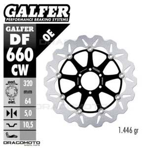 LAVERDA 750 SUPER SPORT 2000 DF660CW Front Brake Disc Rotor GALFER Floating - Picture 1 of 3