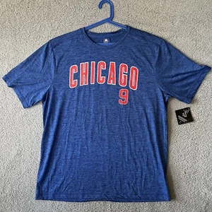 Javier Baez Chicago Cubs #9 MLB Genuine Merchandise Men's Size XL Shirt TX3 Cool - Picture 1 of 7