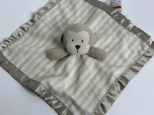 Target Cloud Island Marrón Beige Bronceado Mono Satén Manta de Seguridad Peluche Bebé Juguete - Imagen 1 de 4