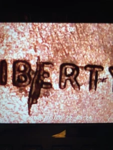 2018 Penny With Die Break On E In Liberty - Picture 1 of 3