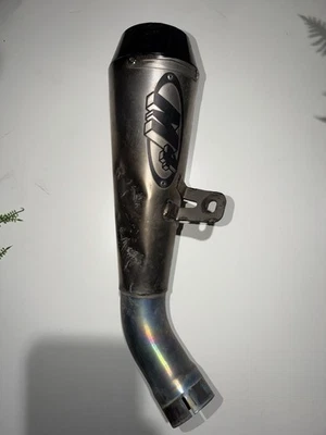 Lata silenciadora de escape de titânio 2016-2020 Kawasaki Ninja ZX10R M4 GP deslizante - Imagem 1 de 3