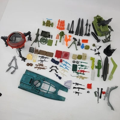 GI Joe Cobra HUGE lot of 1980s ARAH Weapons accessories parts Hasbro VINTAGE - Image 1 of 4