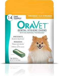 ORAVET Dental Kausnacks für Hunde, Mundpflege und 5,7 Unzen (1er Pack), grün - Bild 1 von 10