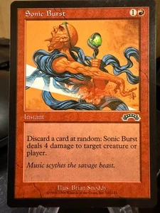 MTG Magic the Gathering Exodus Sonic Burst - Picture 1 of 2