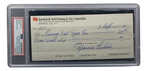Maurice Richard Signed Montreal Canadiens  Bank Check #235 PSA/DNA - Picture 1 of 4