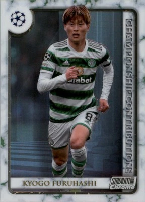 2022-23 Stadium Club Chrome UEFA Championship Contributions CCKF Kyogo Furuhashi - Image 1 of 2