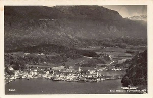 NORGE Norway - SAND - Aerial view - Publ. Foto Wilderoes Flyveselskap - Picture 1 of 2