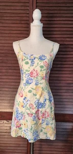 A New Day Womens Floral Sundress With Adjustable Zipper Size 4 - Picture 1 of 8