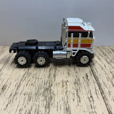 Piezas/reparación vintage Schaper Stomper 4x4 blanco cabina Kenworth sobre semirremolque Foto 1 de 4