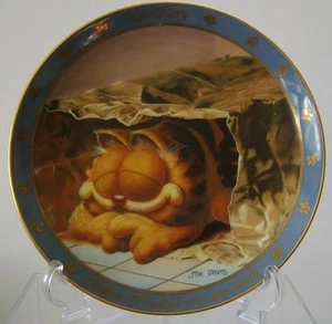 Garfield Display Plate New Condo Jim Davis Dear Diary Series 1990 - Bild 1 von 1