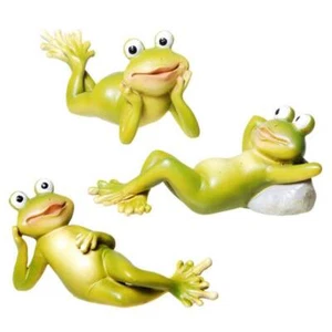 3er Set Frosch liegend, sortiert - Picture 1 of 1