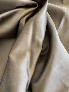 Dark Golden Brown Remnant , Satin Silky Look and Touch 40" x 49" High End Fabric - Picture 1 of 6