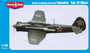 Avión de entrenamiento soviético Mikromir 48011 Yakovlev Yak-18, 1/48 - Imagen 1 de 9