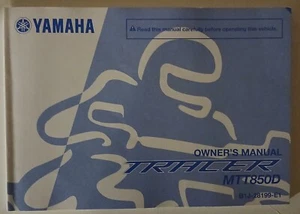 Yamaha Tracer MTT850D owners manual English - Picture 1 of 2