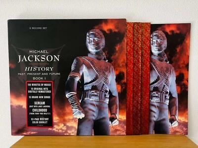 Michael Jackson / HISTORY 1995 EU ORG 3LP Vinyl Past, Present And Future Book I - Image 1 of 4