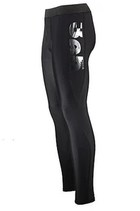 Men's compression Leggings sports base layer black compression leggings - Picture 1 of 4