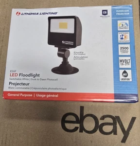 Lithonia Lighting LED Floodlight ESXF1 P0 SWW2 THK DDB 2500L SAME DAY SHIP! - Picture 1 of 2