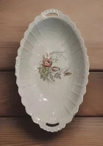 Pirkenhammer República Checa: Plato para servir blanco/moral bordes festoneados - Imagen 1 de 11