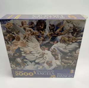 VINTAGE FACTORY SEALED Springbok 2000Pcs Jigsaw Puzzle #Multitude Of Angels - Picture 1 of 7