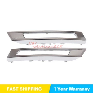 1 Pair Left Right Fog Light Chrome Trim Cover For 2012-2015 Mercedes W166 ML350 - Foto 1 di 6