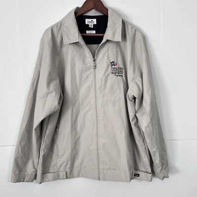 Chaqueta cortavientos Ashworth vintage para hombre talla XL beige Pga resistente al agua y al viento Foto 1 de 4