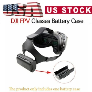 Battery Storage Case Back Buckle Glasses Headband For DJI FPV Combo Drone AEU US - Picture 1 of 7