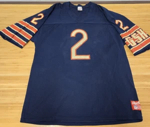 Vintage Rawlings Chicago Bears Jersey 2XL Blue #2 - Picture 1 of 9