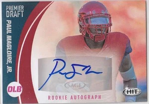 PAUL MAGLOIRE JR. 2017 SAGE Premier Draft High RED AUTOGRAPH auto ARIZONA - Picture 1 of 1