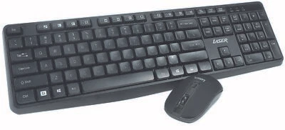 Laser Multimedia Wireless Keyboard and Mouse Combo - Image 1 of 3