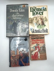 Romance Novel Books Lot Of 4 D. Eden, V. Holt, Jackson/Britton 3 Hard Cover 1 PB - Picture 1 of 11