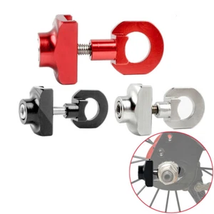 Bicycle Bikes Chain Tugs Adjuster Tensioner Aluminum Alloy BMX Fixie Fastener US - Picture 1 of 14