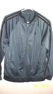 XXL 18 jacket Starter coat gray athletic black stripe on sleeves great shape - Picture 1 of 6