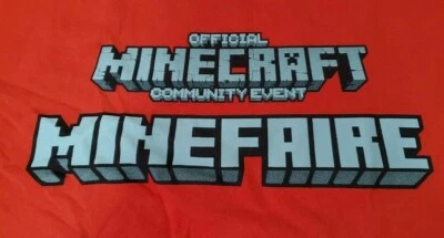 Minecraft Official Staff Community Event Shirt Agent T-Shirt Rare Red - Medium - Image 1 of 4