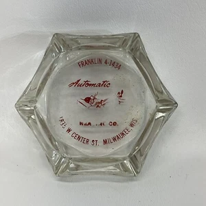 Vintage Milwaukee Automatic Ashtray Wis Wi 1835 w center street Milwaukee - Picture 1 of 3