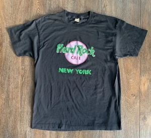 Vintage 80er 90er New York Hard Rock Cafe Einzelstich T-Shirt Gr. XL - Bild 1 von 8
