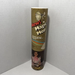 VTG 70s Magic Mop Diet Mop Grease Remover Advertising Prop Unused Open - Picture 1 of 3
