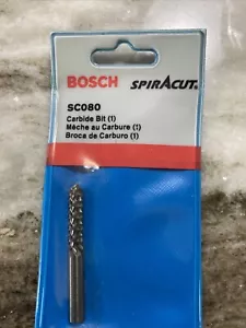 Bosch SC080 Spiracut Carbide Tile Cutter Bit USA NEW! - Picture 1 of 2