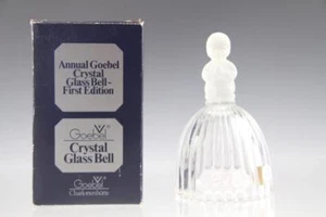 Goebel Charlottenhutte 1978 con Alemania vidrio esmerilado y campana de cristal ~ niña rezando - Imagen 1 de 12