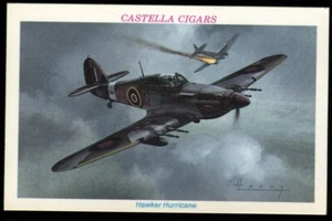 Tobacco Card, Castella, BRITISH AVIATION, 1994, Hawker Hurricane, #11 - Picture 1 of 2