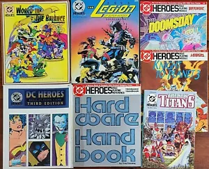 DC Heroes Roleplaying Game MGI 7 Book Bundle Vintage 1986 - 1993 (2021) - Picture 1 of 12