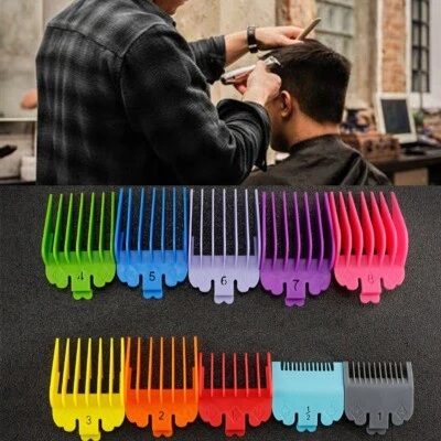 10X Hair Clipper Comb Guide Trimmer Guards Attachment 1.5 to 25mm For WAHL