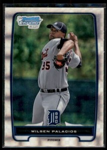 2012 Bowman Chrome X-Fractors Wilsen Palacios #BCP163 Detroit Tigers