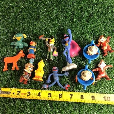 Vtg Toy Lot Chipmunks Sesame Street Gumby Big Bird Bert Gonzo Random Lot Of 12 Cover