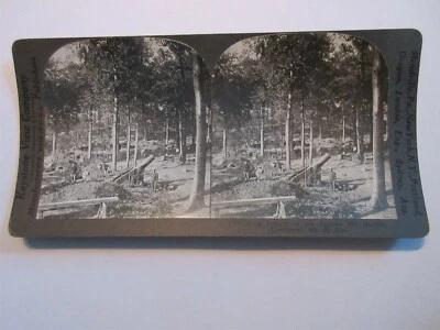 Keystone View Company stereoscope card 270 Mortars Mt. St. Eloi stereopticon  - Image 1 of 4