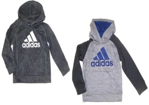 ADIDAS Little Girls Size   5  or 6  Fleece  Hoodie NWT    Gray - Picture 1 of 5